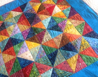 Baby Quilt, Boho Quilt, Wall Hanging