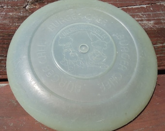 Retro Burger Chef Glow in the Dark Frisbee c. 1972