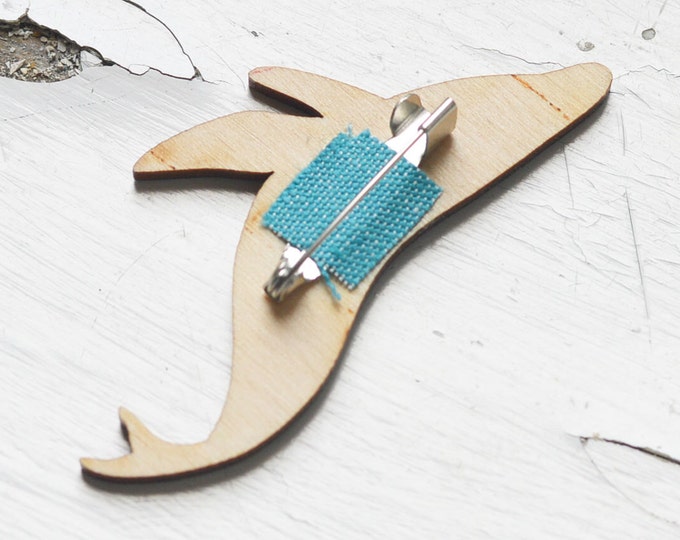 Space Whale // Wooden brooch is covered with ECO paint // Laser Cut // Best Trends // Fresh Gifts // Swag Boho Style // Sea Galaxy //