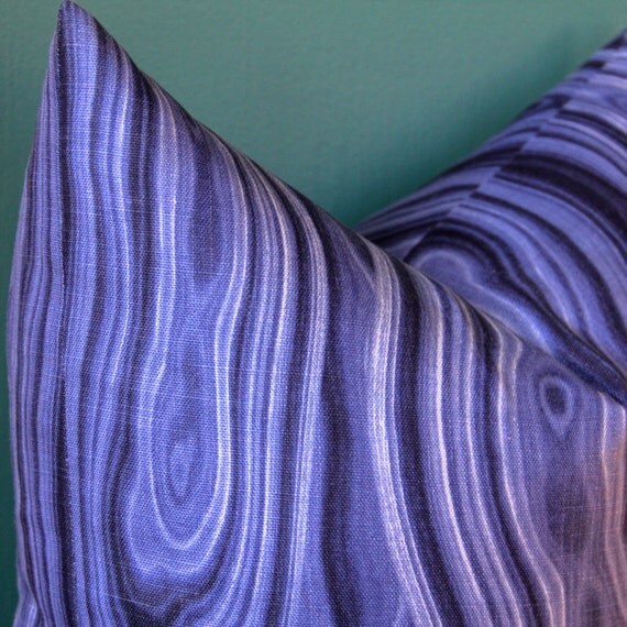 Blue Pillow Cover Blue and White Pillow Cover by ThePoshRobin