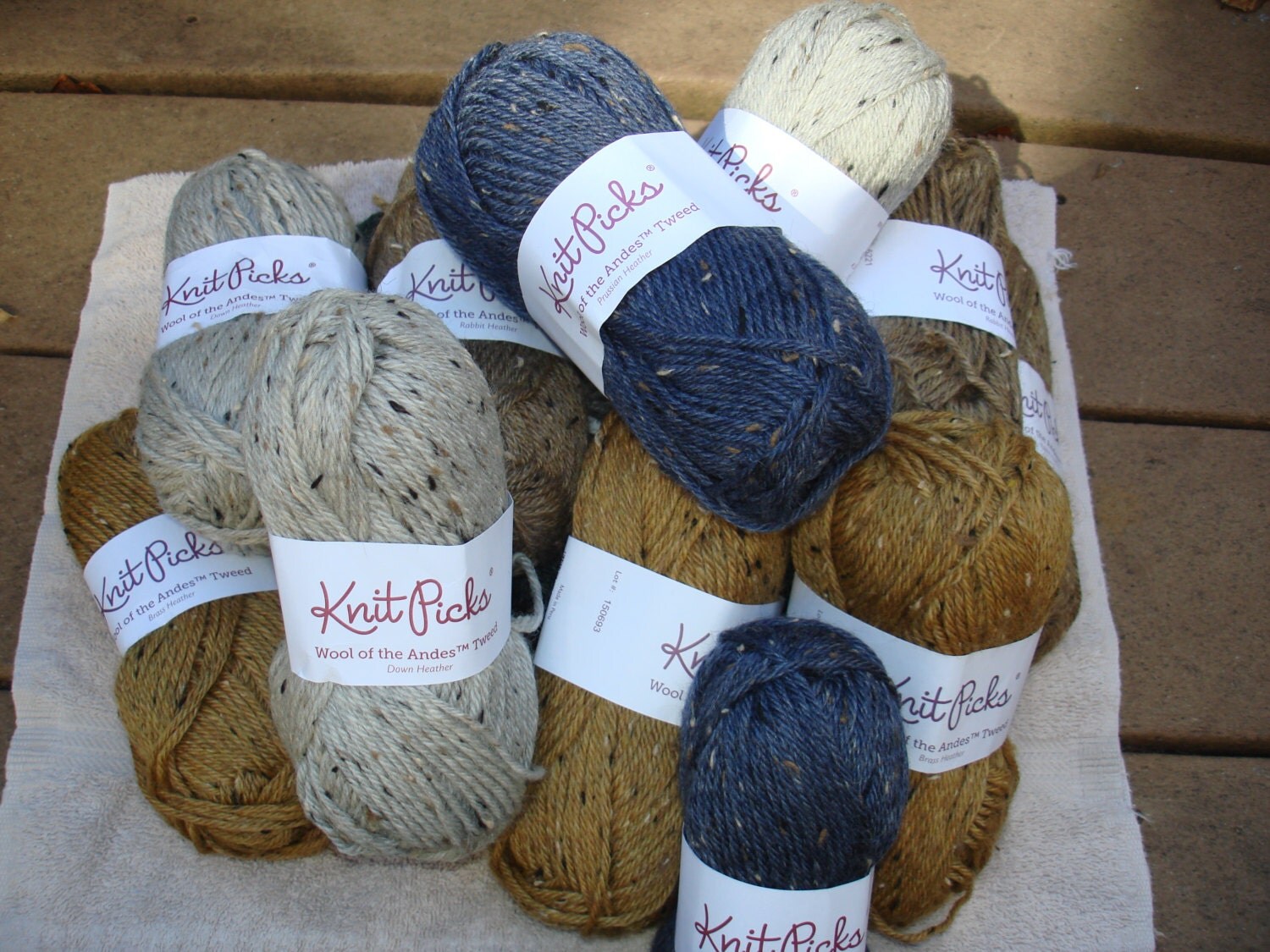 Wool of the Andes Tweed Yarn, various colors, Pt 2, PLEASE read