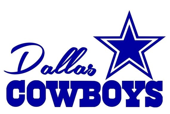 Items similar to Dallas Cowboy decal free shipping on Etsy