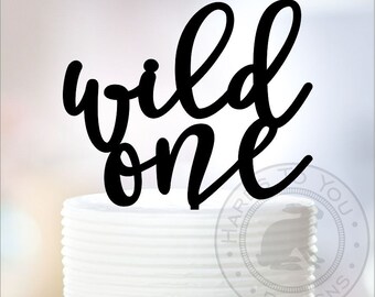 Wild One Cake Topper - Wild One Birthday - 1st Birthday Cake Topper - Wild One First Birthday Cake Topper - 71-901