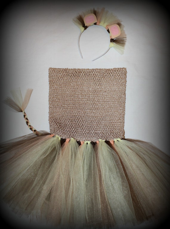 Lion lioness tutu dress costume baby girls by SixChicKidsBoutique