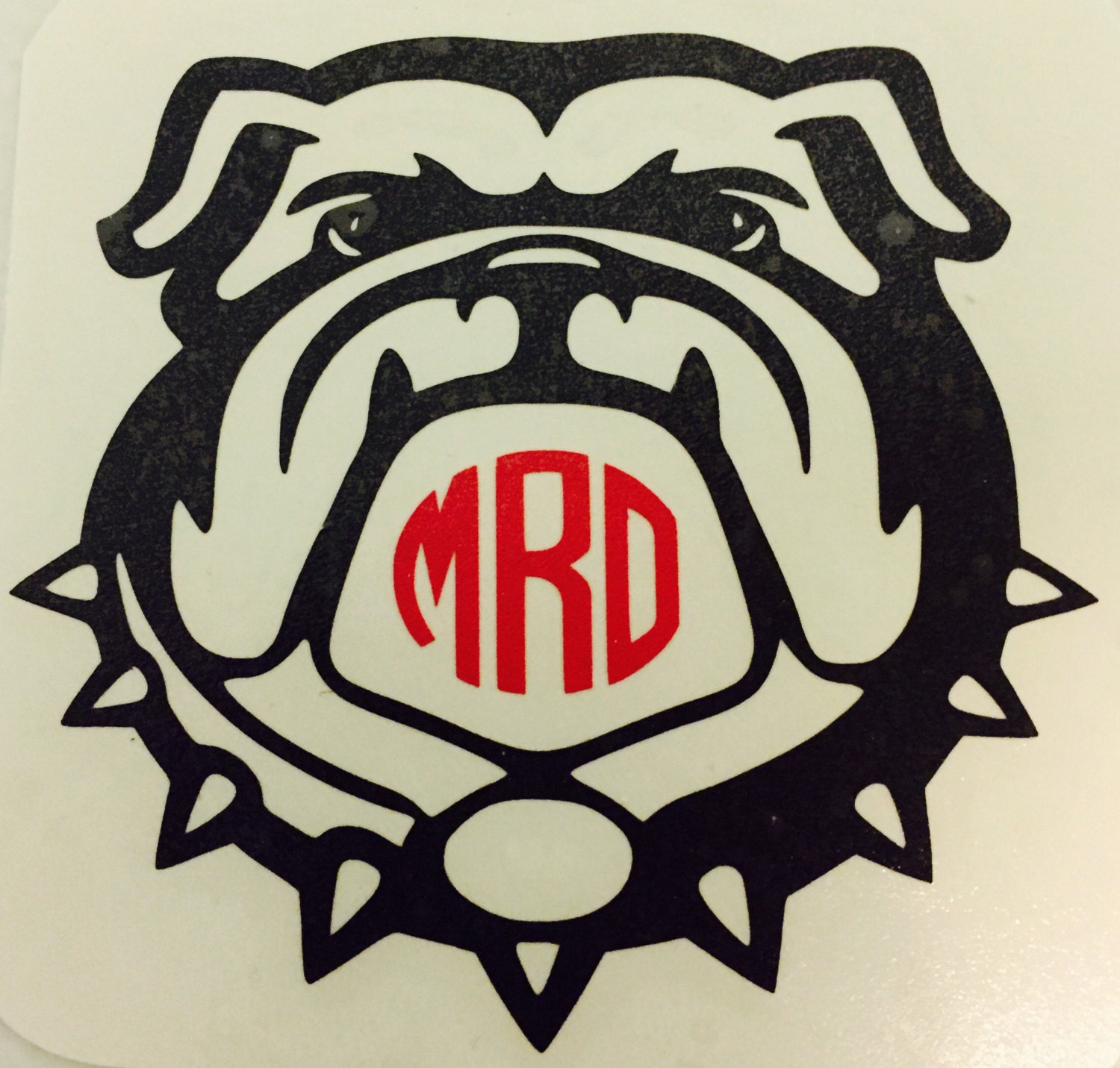 Georgia Bulldogs Monogrammed GA Bulldog decal yeti decal Georgia Bulldogs Monogrammed GA Bulldog decal yeti decal