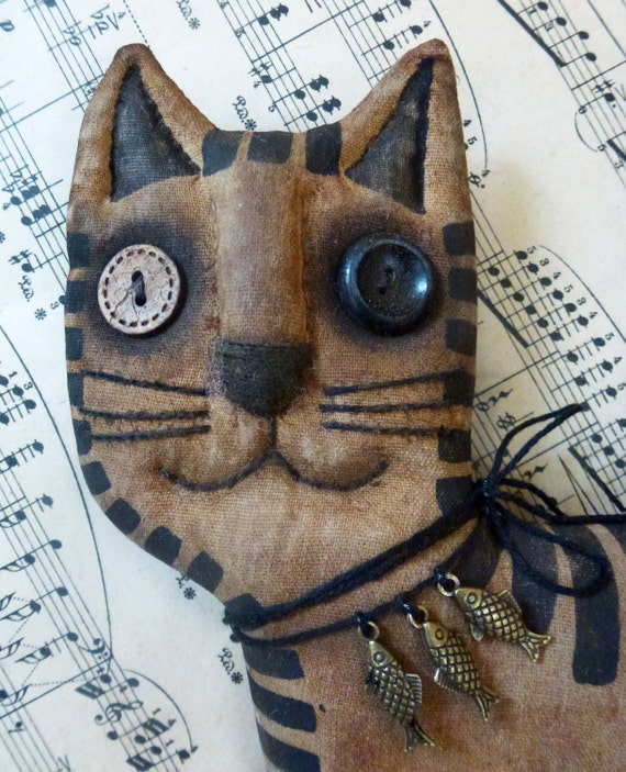 primitive cat doll