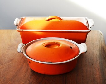Terrine Vintage Le Creuset 24cm – Jaune Elysee – Fonte Émaillée (Fabriquée En France)