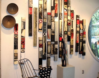 Vertical wall panel | Etsy