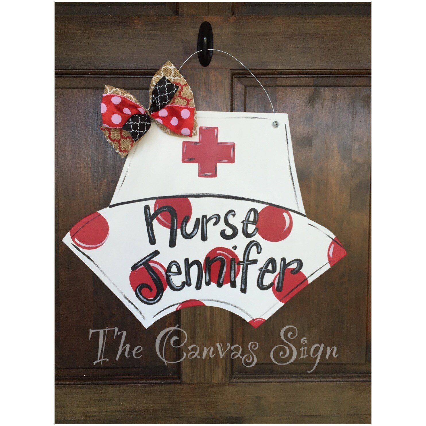School Nurse Hat Door Hanger