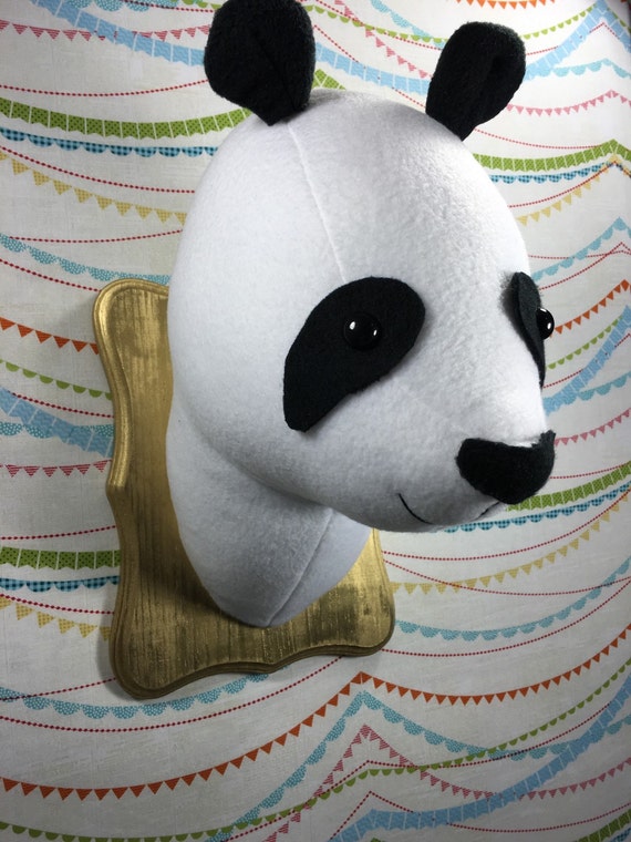 Panda Head Panda Wall Mount Panda Stuffed Animal Head Panda