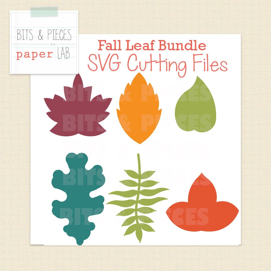 Download SVG Cutting Files: Fall Leaf Bundle