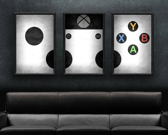 Xbox Art 18 x 36 Xbox One Print Set by PJDesignIllustration