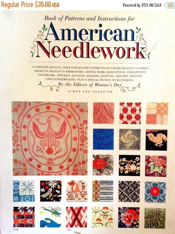 SALE American Needlework Book of Patterns by BeadTrueToYourHeart