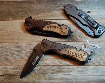 QUANTITY DISCOUNTS, Personalized tactical knife, folding blade knife, personalized pocket knife, hunters gift, Pocket knife, groomsman gifts