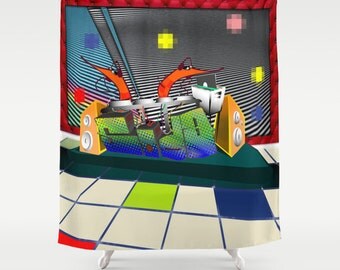 Funny Shower Curtain Funny Shower Curtain
