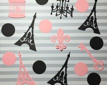 Paris Theme Party Cutouts - Paris Party Decor - Paris Bridal Shower - Paris Baby Shower - Bride to be - Paris Theme Party - Paris Decor