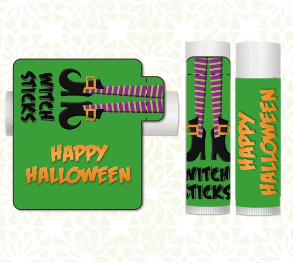Lip Balm Labels Halloween Lip Balms Halloween Favors