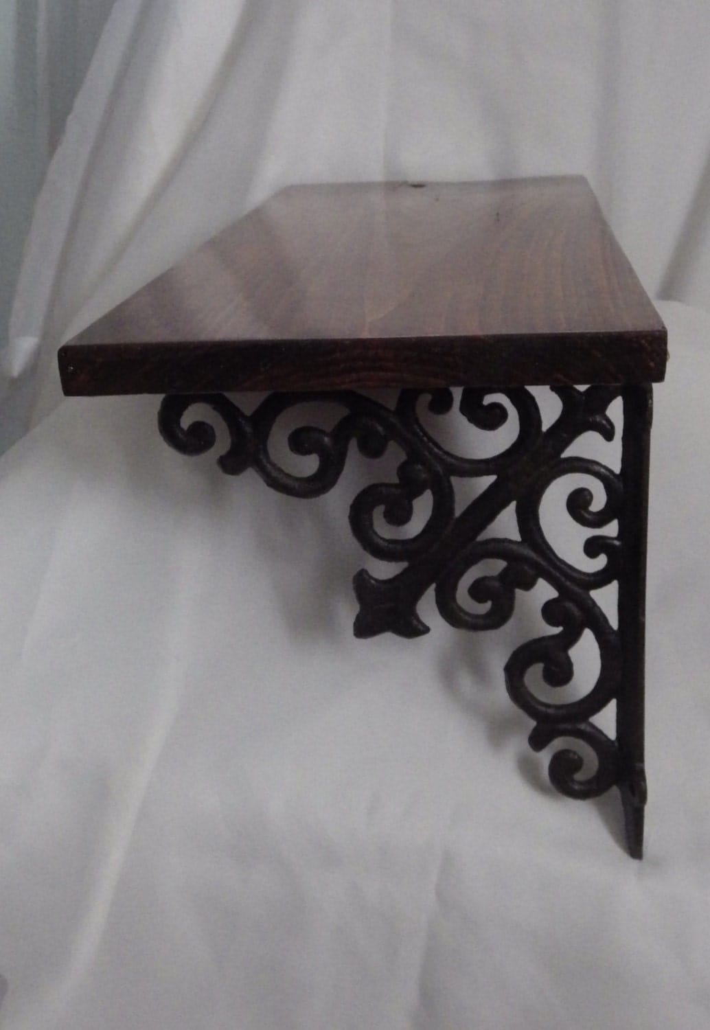 Wrought Iron Shelf Pallet Wood Reclaimed Wood Shelf with