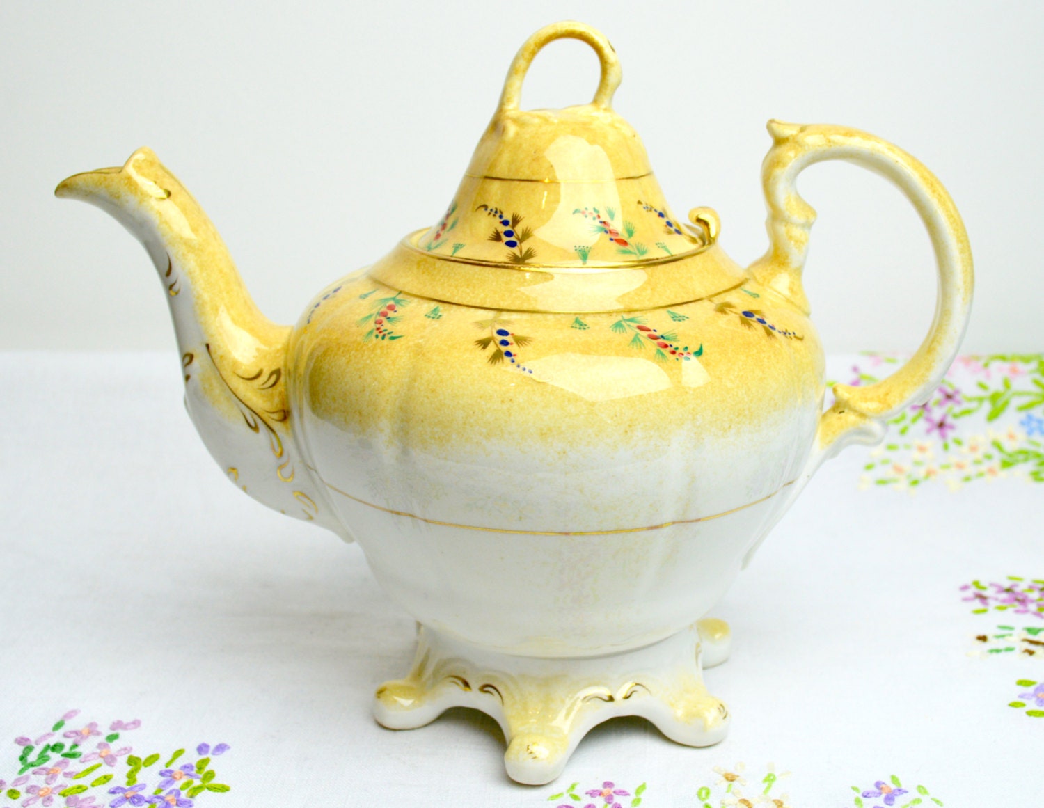 SALE SALE SALE rare and beautiful victorian tea pot with