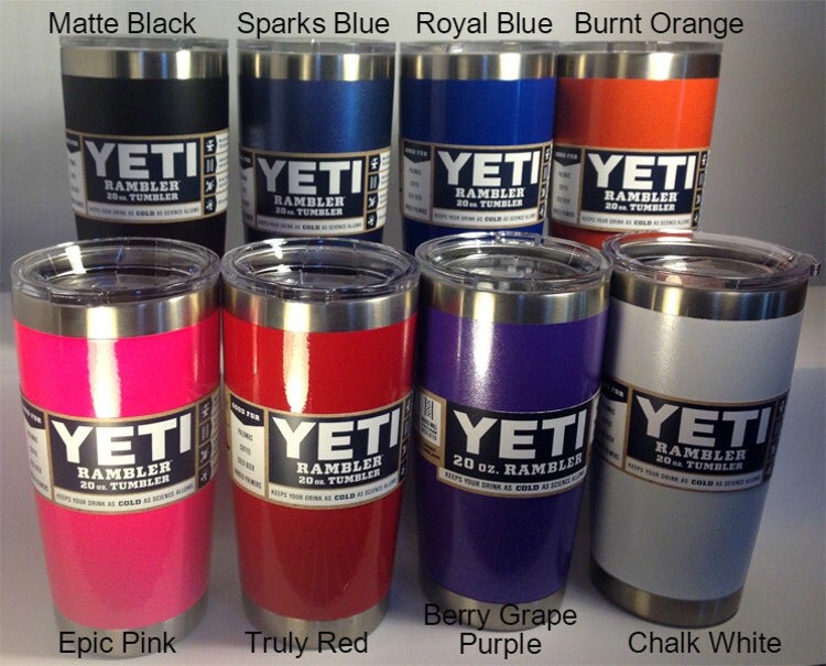 YETI water bottle 36 oz powder coated Yeti with by Kappstudio