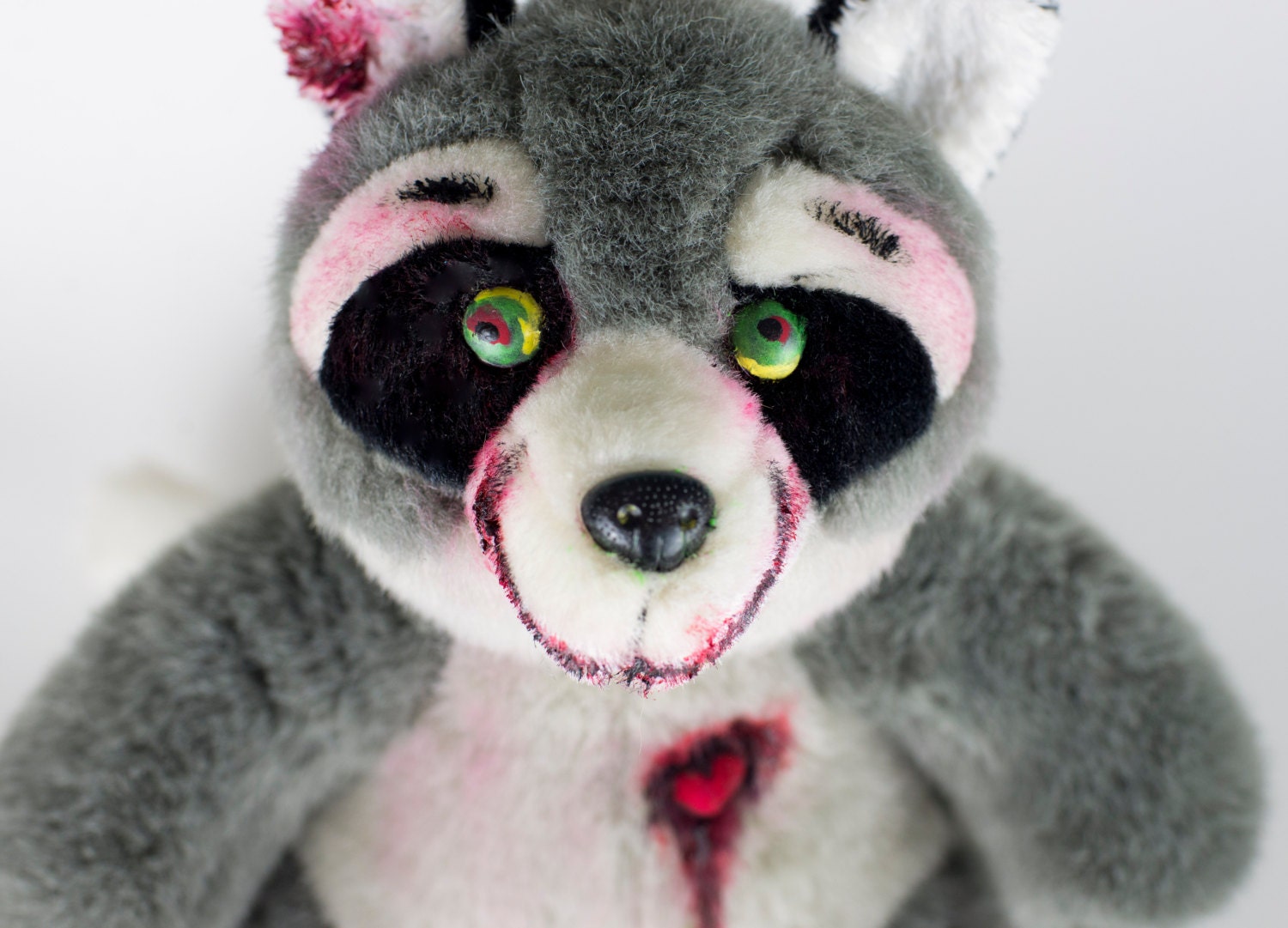 stuffed toy racoon