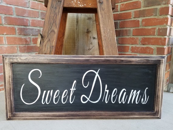 Rustic Sweet Dreams Sign. Rustic decor baby shower gift