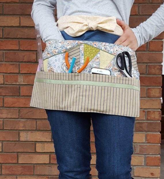 Vendor Apron bazaar and craft show or utility apron w/ 2 deep