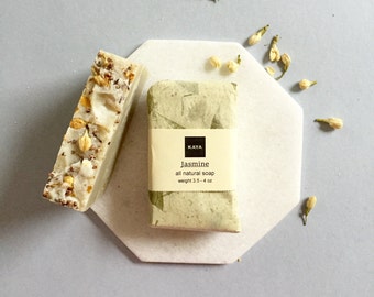 Jasmine Soap | Handmade | All natural Soap | Cold process Soap | Green Soap | Floral Soap | Vegan