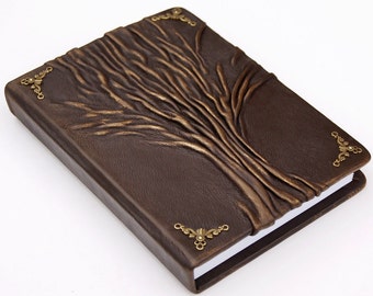 Personalized Leather journal, Bullet Journal,travel journal, travel notebook, leather diary sketchbook, tree of life