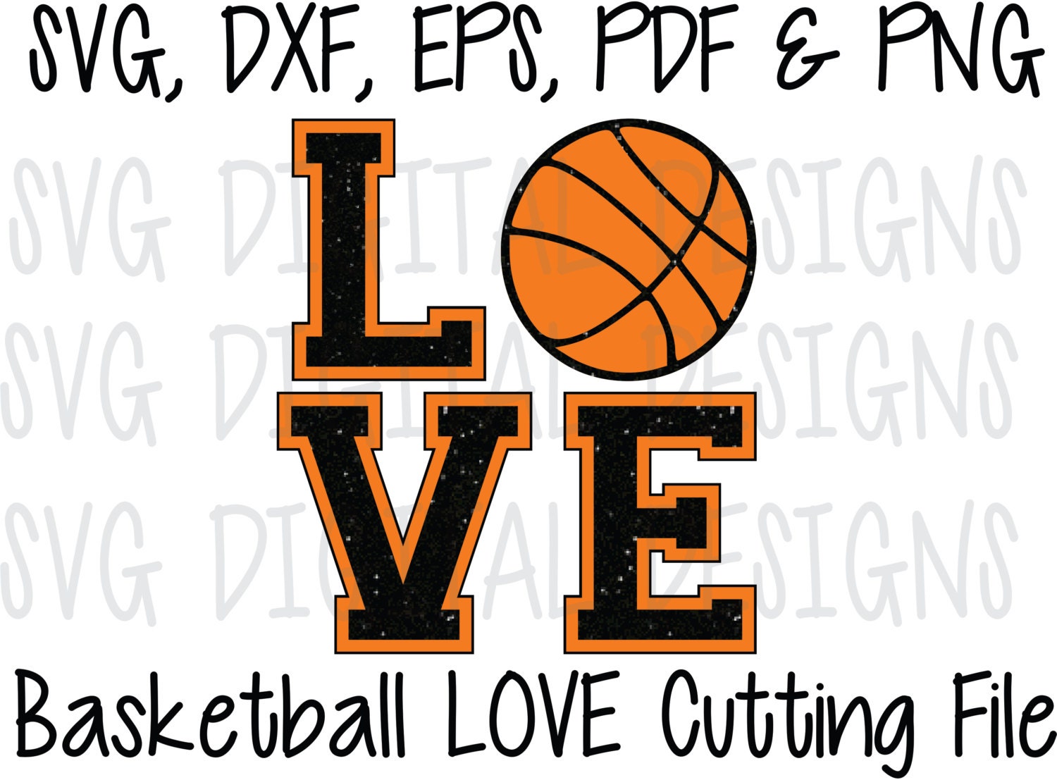 Download Basketball SVG Basketball Love Cut File Design Sports