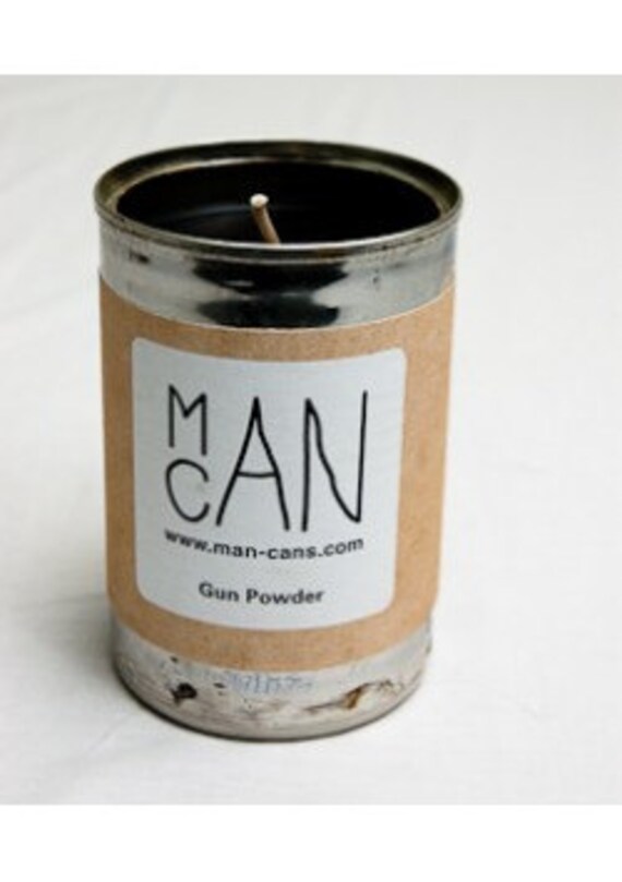 Gun Powder Handmade Manly Scented ManCan by TheDepotLakeviewOhio