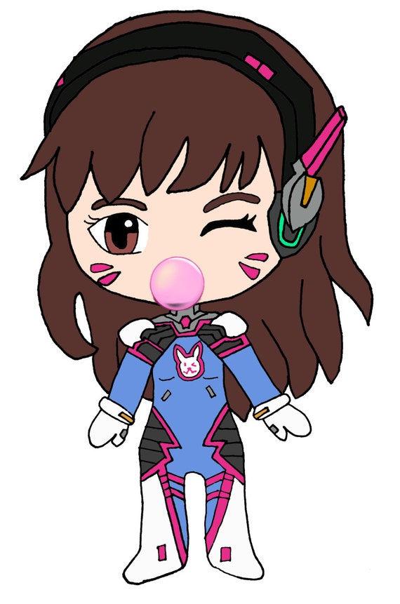 overwatch dva plush