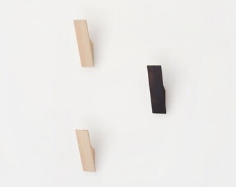 Design Hooks wooden wall hooks for the modern hallway or bathroom. clean Design Hooks wooden wall hooks for the modern hallway or bathroom. clean