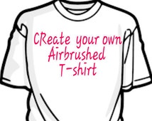 Popular items for airbrush shirt on Etsy