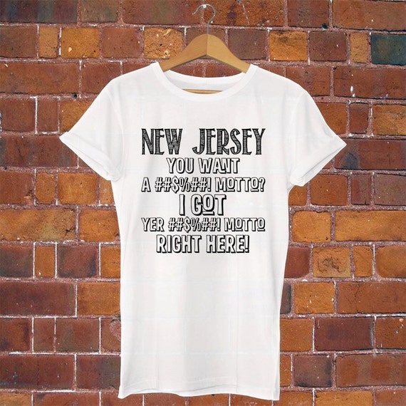 New Jersey Shirt State Slogan Shirt New Jersey By KaileyBshop