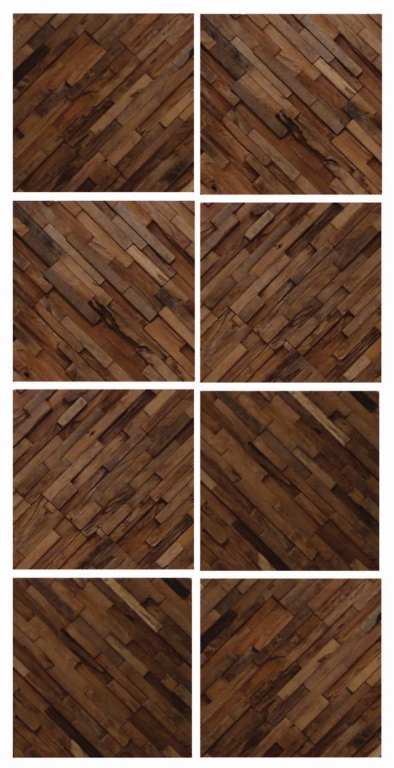 Decorative Teak Panels Reclaimed Edge Wood Wall Decor by 