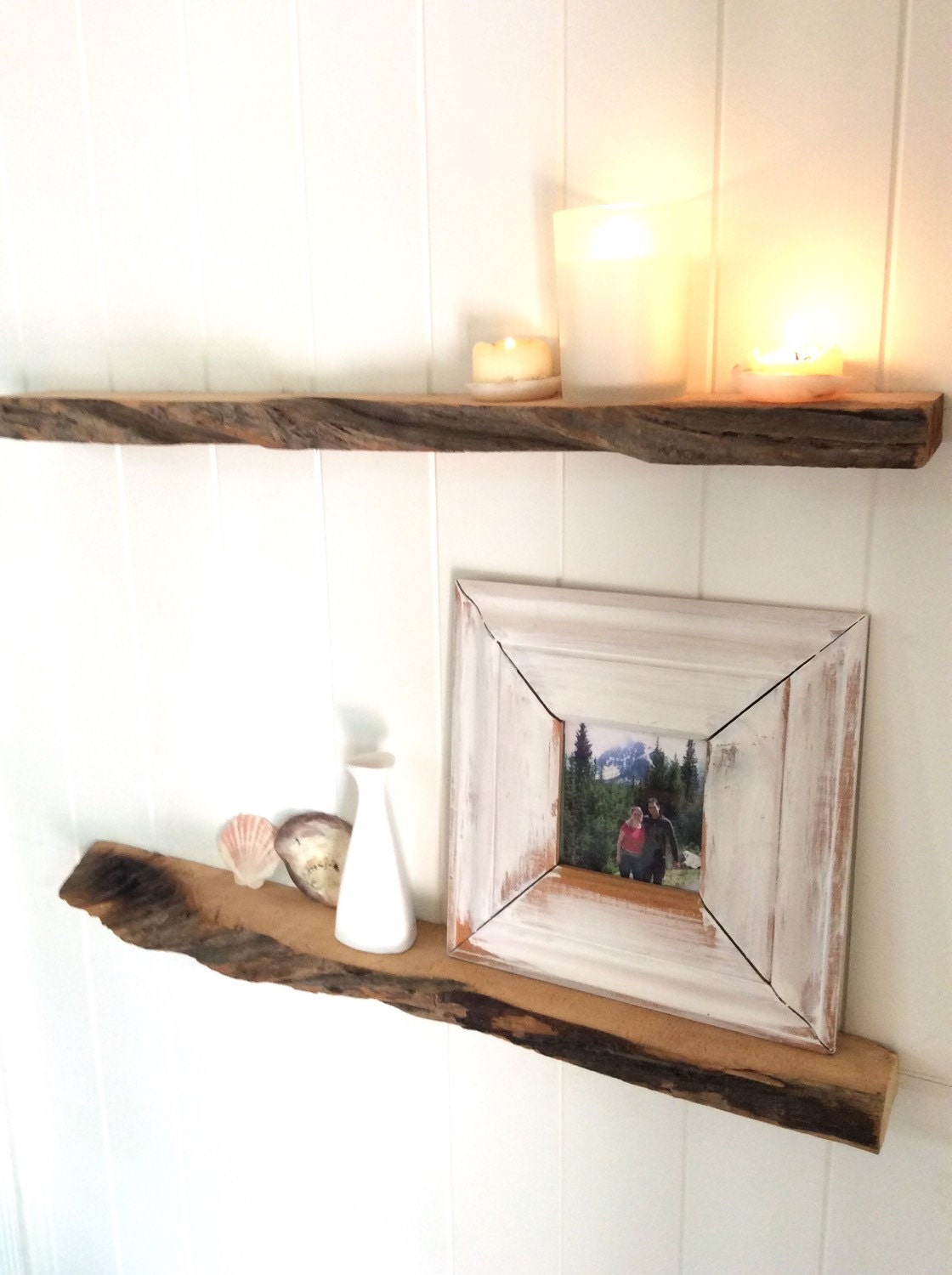 Floating Shelves Wood Driftwood style Rustic Huon Pine Beach