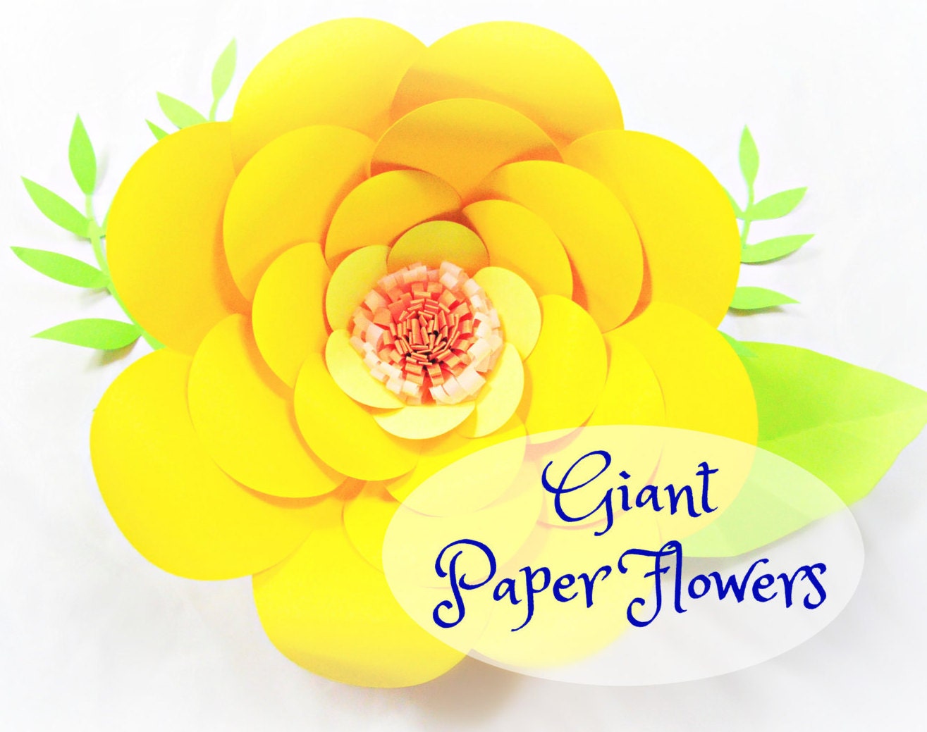 Giant Paper Flower template SVG cut files by ...