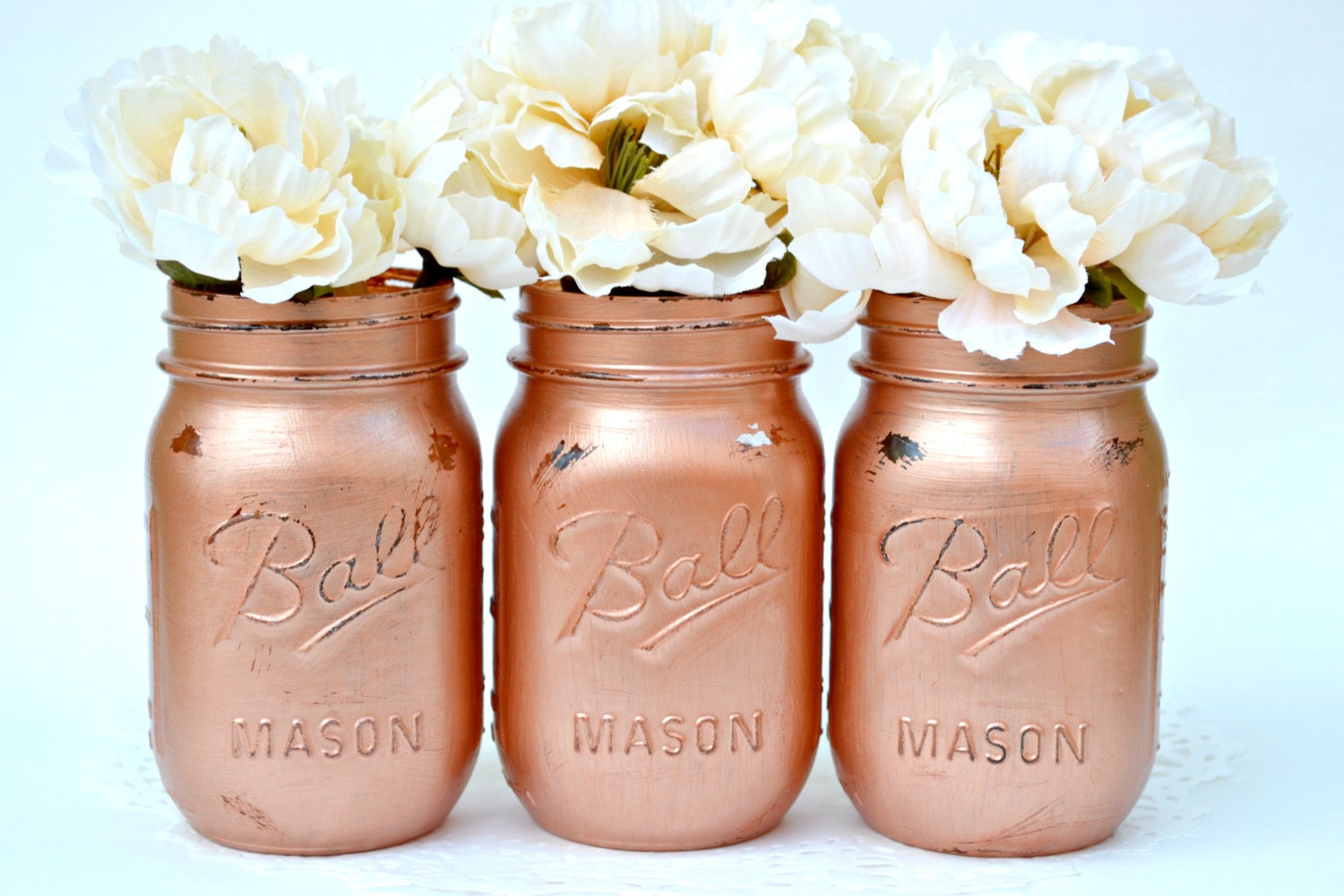 Copper Jars Copper Mason Jars Metallic Mason Jars Metallic
