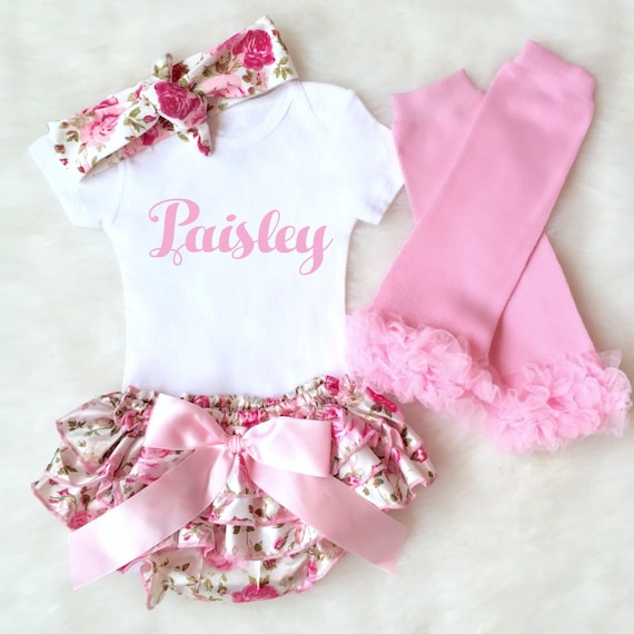 Personalized Baby Outfit Baby Girl Clothes by ...