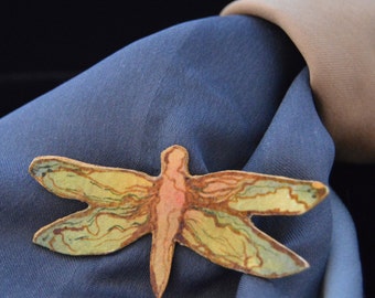 Impressionist Dragonfly Pin