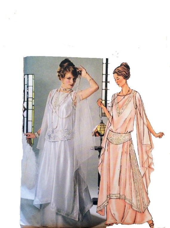  1920s  wedding  dress  pattern  vintage  plus size wedding  dress 