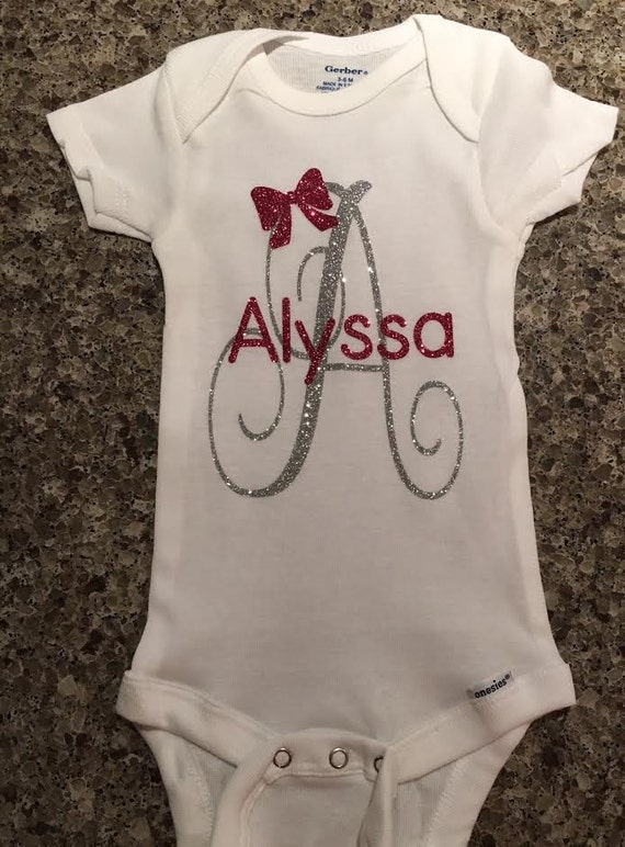 Items similar to Baby's Name Onesie on Etsy