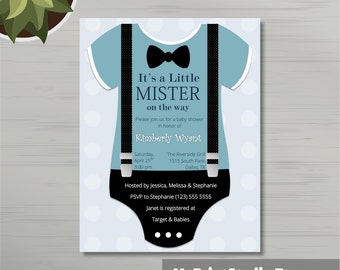 Creative Baby Boy Shower Invitation Digital File + Thank You Cards, Cool Boy Shower Card Template, Free Thank You Cards. Instant Download