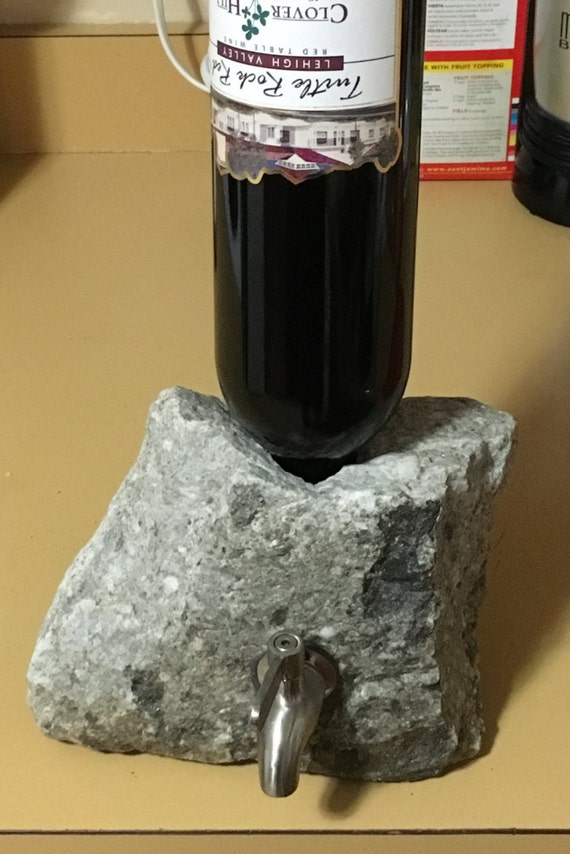 Stone Wine Dispenser by Erniestuff on Etsy