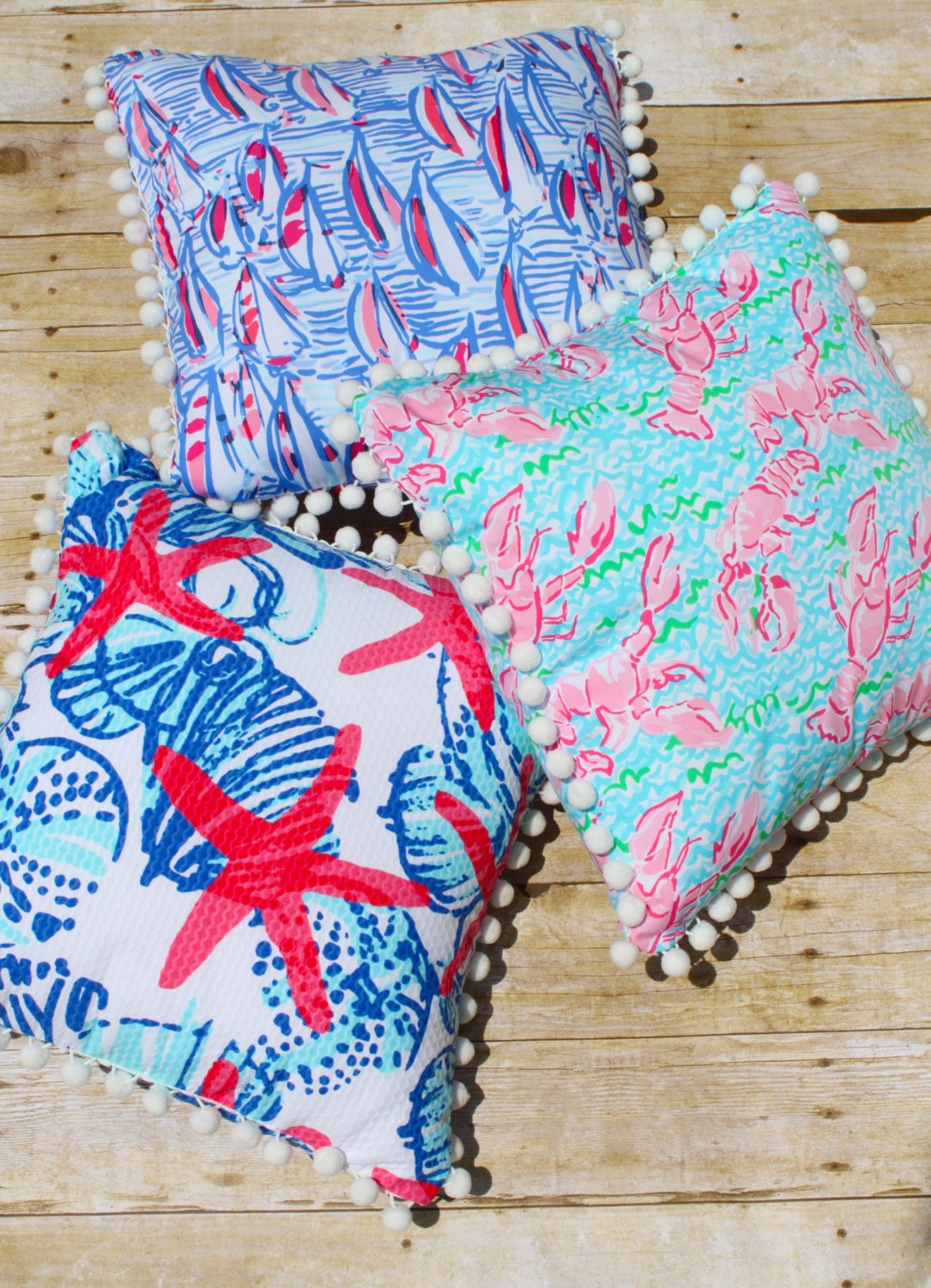 lilly pulitzer neck pillow