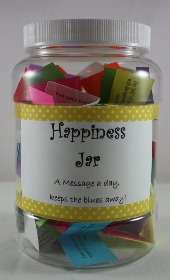 Happiness Happy Jar Inspirational Quotes Sayings Bible Verses