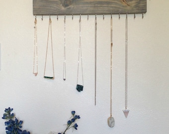 Necklace Display Rack, Necklace Organizer, Necklace Storage Shelf
