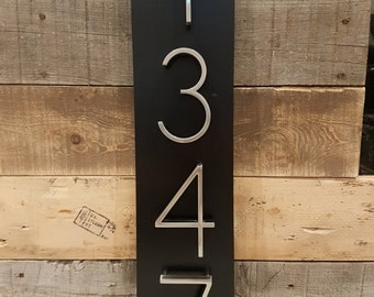 House Number Plaque, house number, address sign, address plaque, metal house numbers, wedding gift, present, outdoor sign