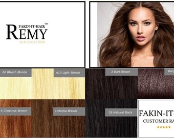 Halo Esque Deluxe 160g Remy Human Hair Halo/Secret Wire Application 16 inches